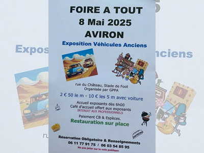 Foire à tout Aviron 2025